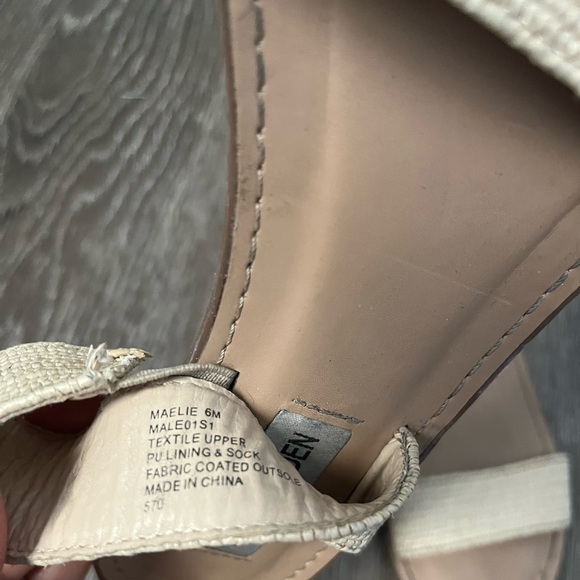 Steve Madden Maelie rattan Sandals size 6 - Picture 2 of 4